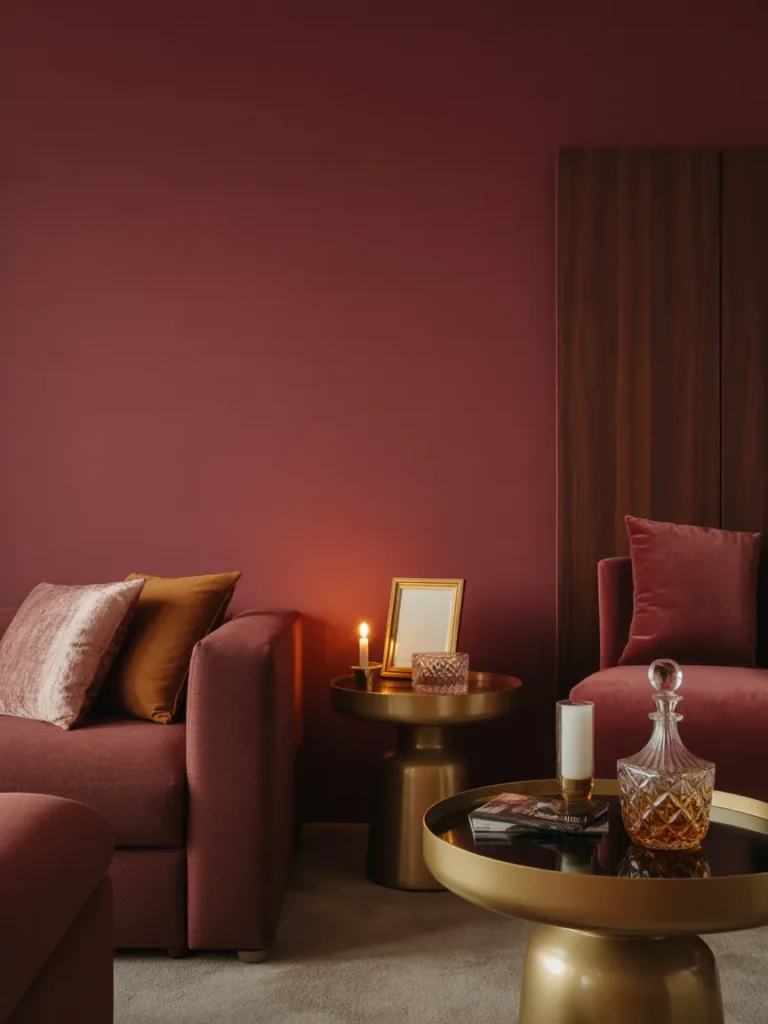 Deep Burgundy Statement