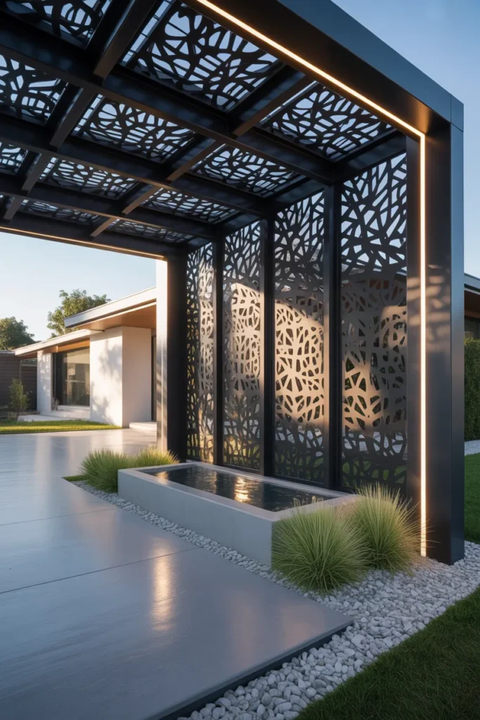 Custom Laser-Cut Privacy Screens