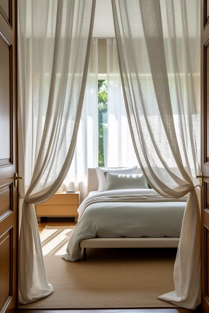 Floor-to-Ceiling Sheer Curtains