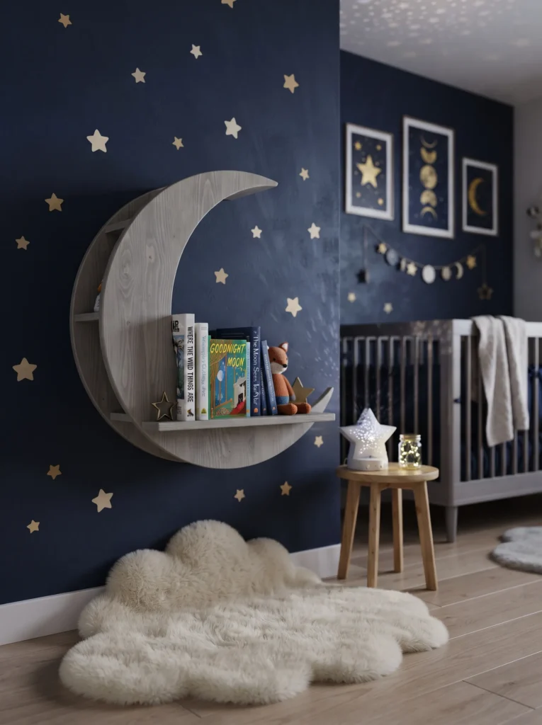 Celestial Moon & Stars Dreamscape
