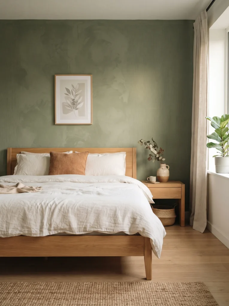 Sage Green Accent Wall