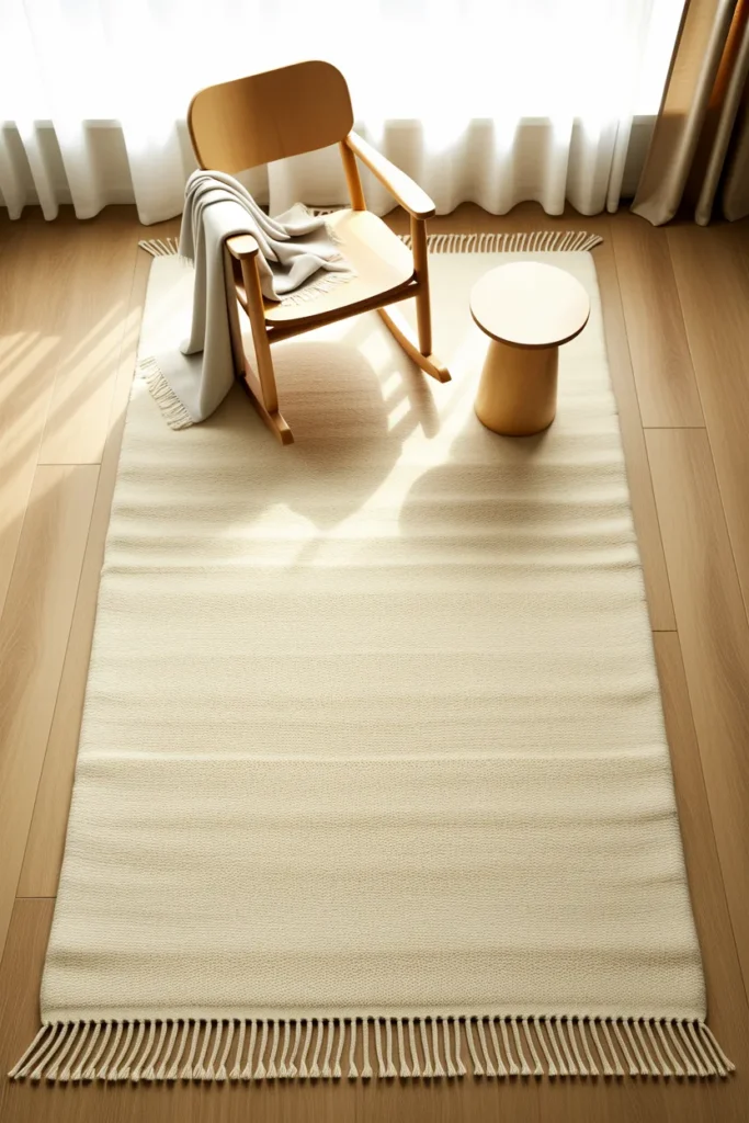 Soft Wool Area Rug Anchor