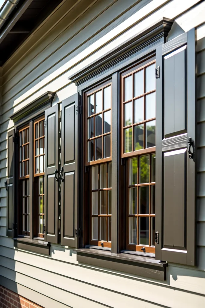 Dark Window Sashes