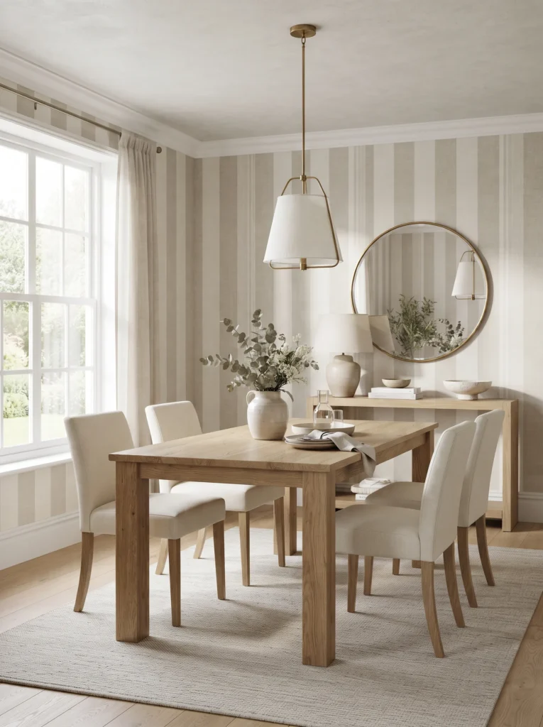 Neutral Stripe Elegance