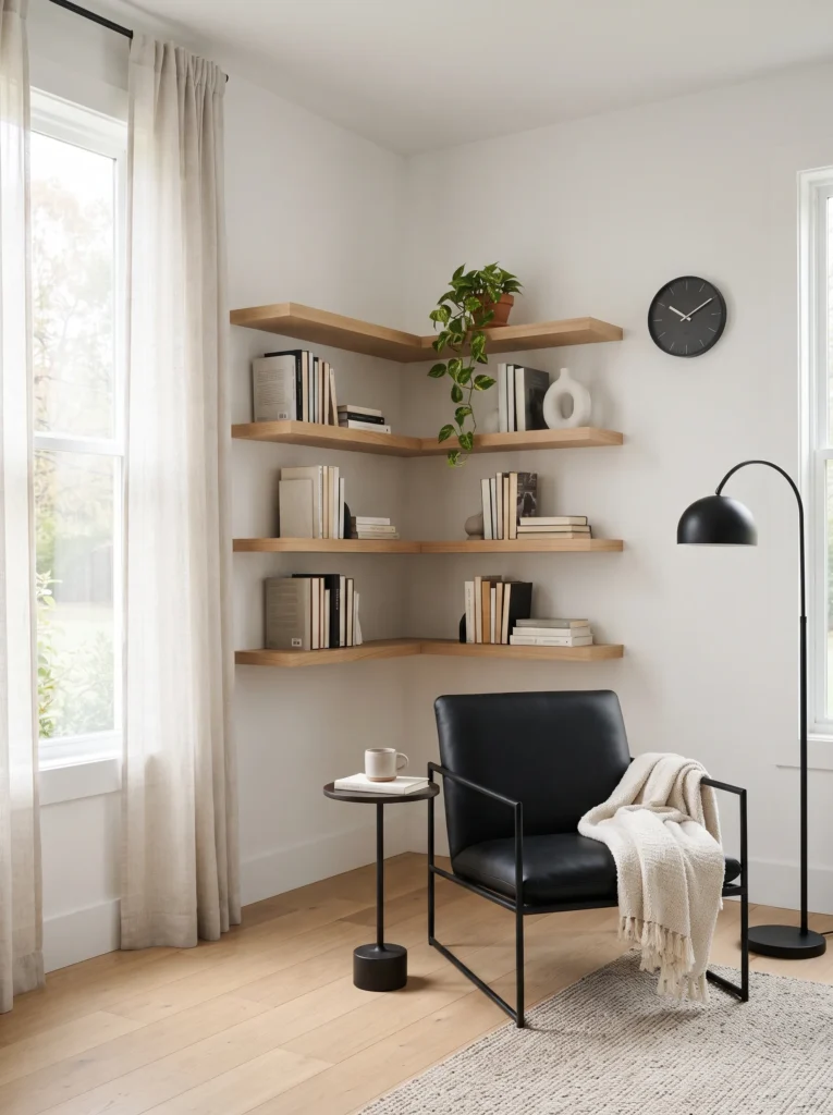 Minimalist Floating Corner Unit