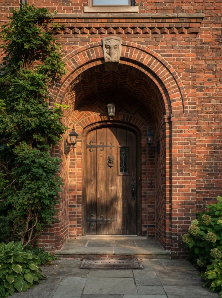Brick Archway Entry