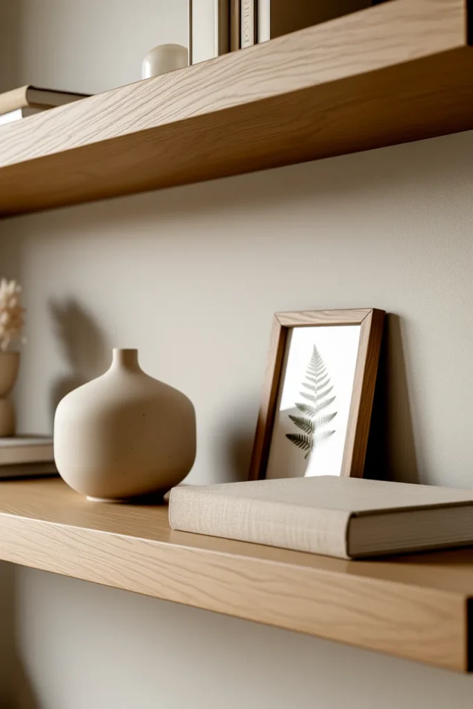 Soft Floating Shelving Display
