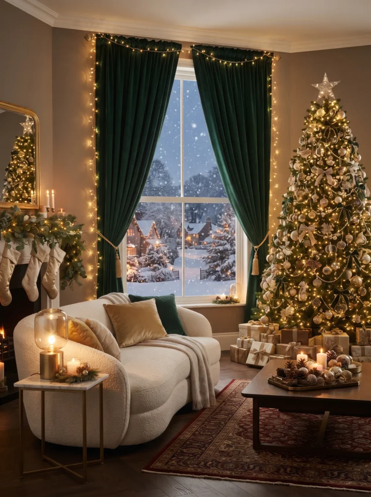 Velvet Window Drapes