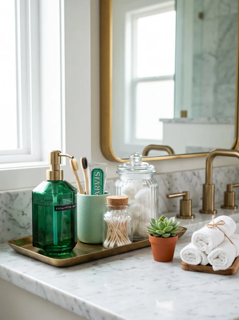 Green Glass Vessels
