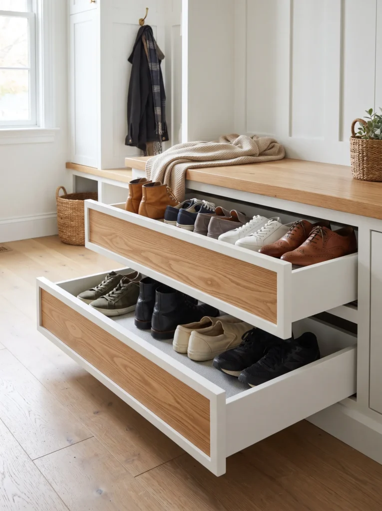 Pull-Out Shoe Drawers