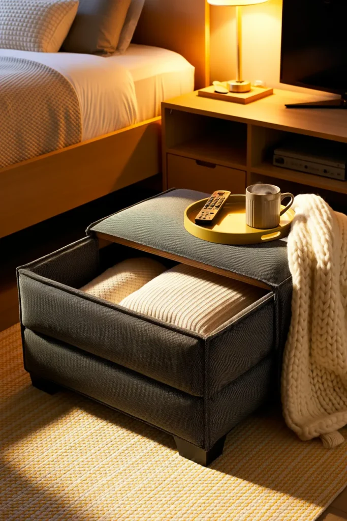 Multi-Use Ottoman Storage