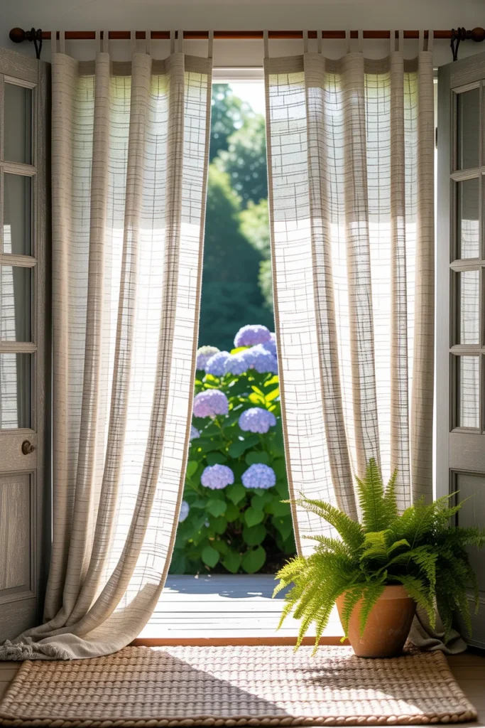 Sheer Linen Curtains