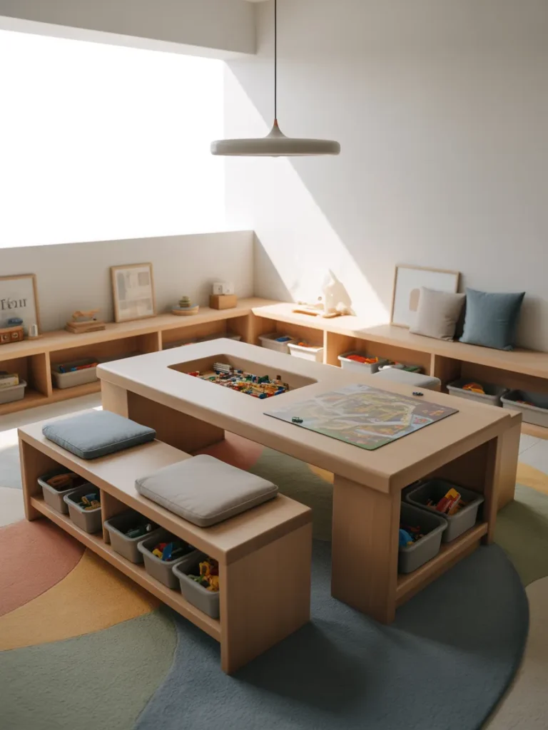 Activity Table With Benches