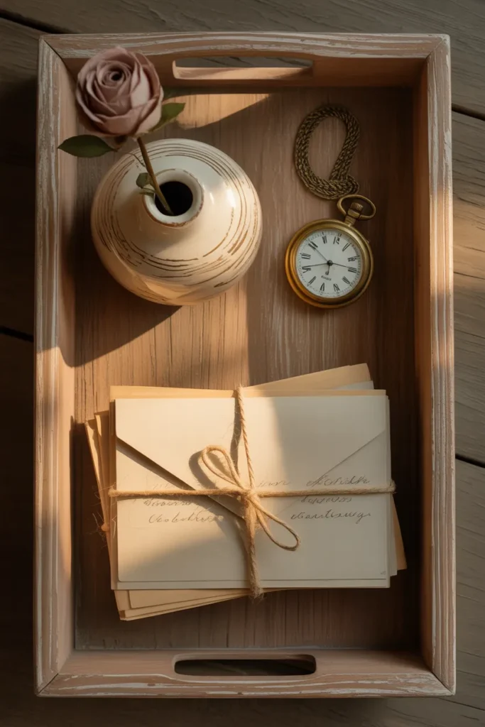Vintage Tray Vignette