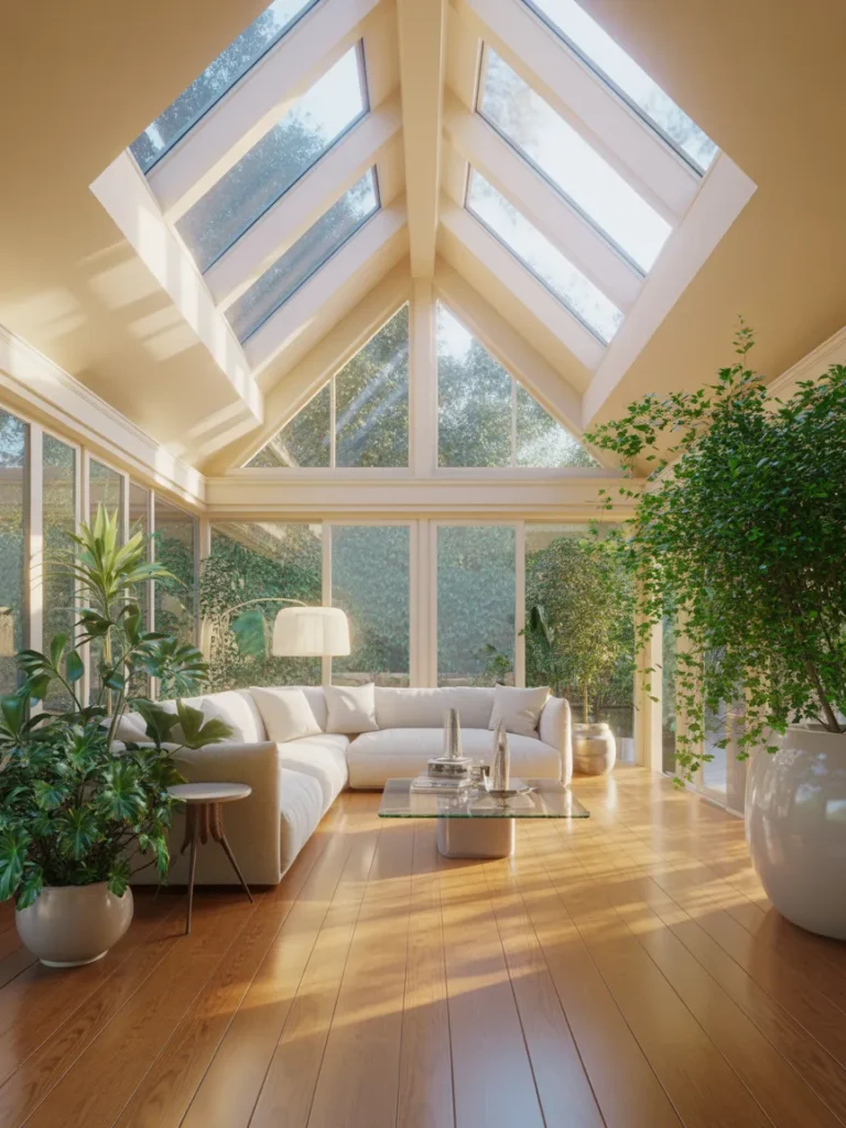 Skylight-Filled Sunroom