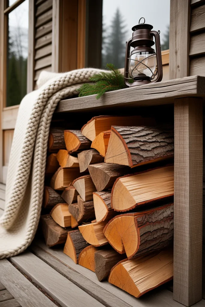 Stacked Wood Accent