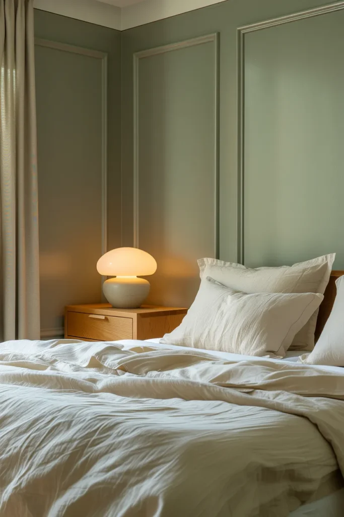 Tonal Sage Green Walls