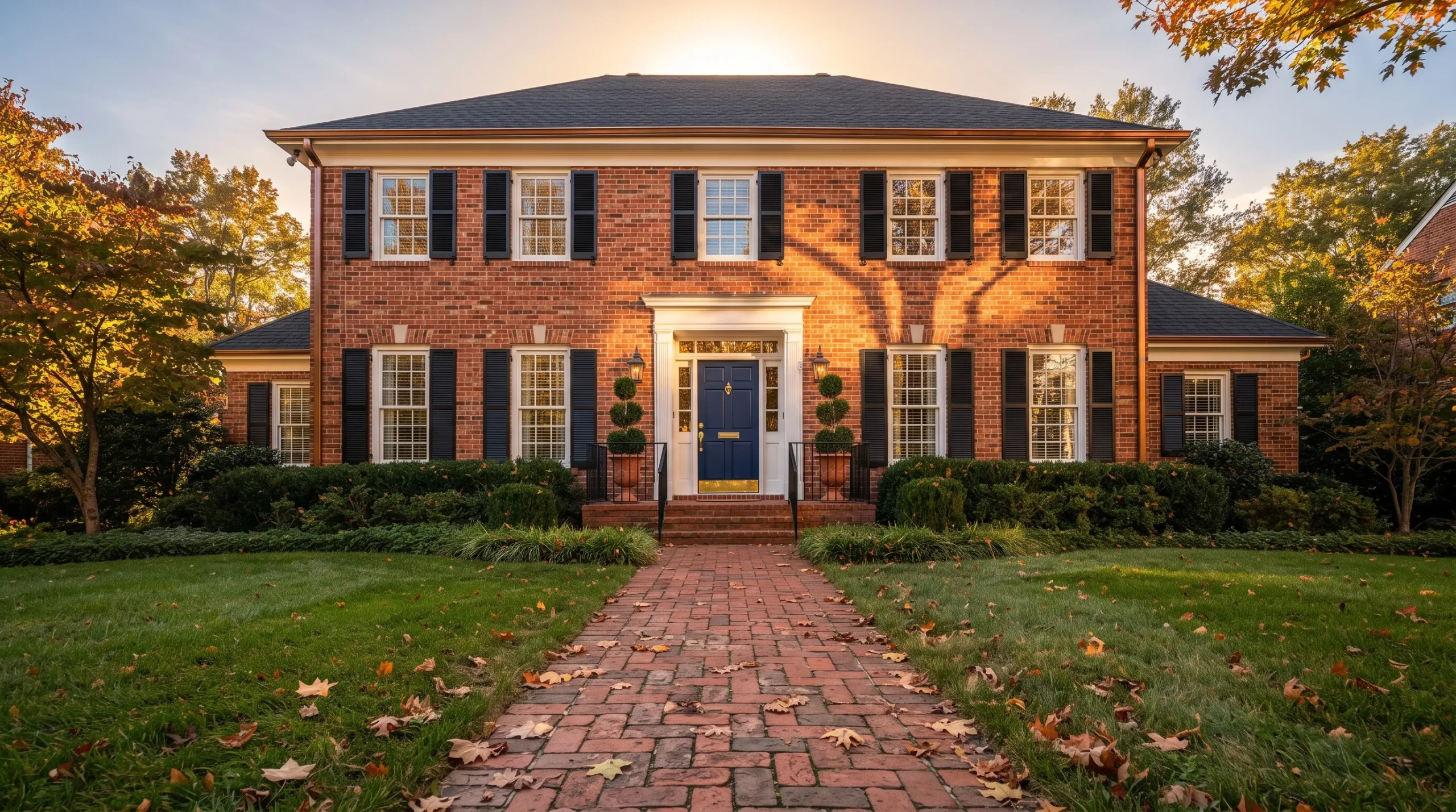 red brick house exterior ideas
