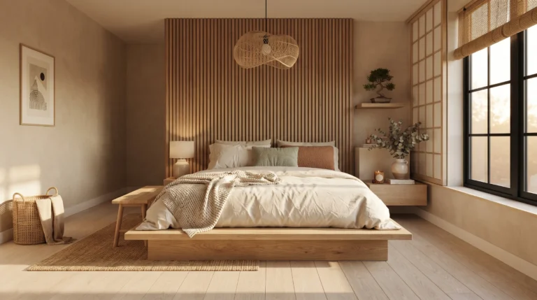 Japandi bedroom