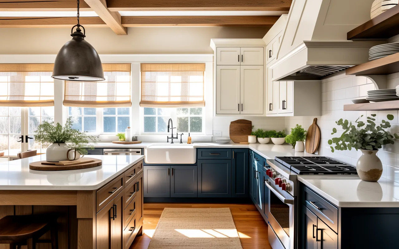 modern farmhouse kitchens