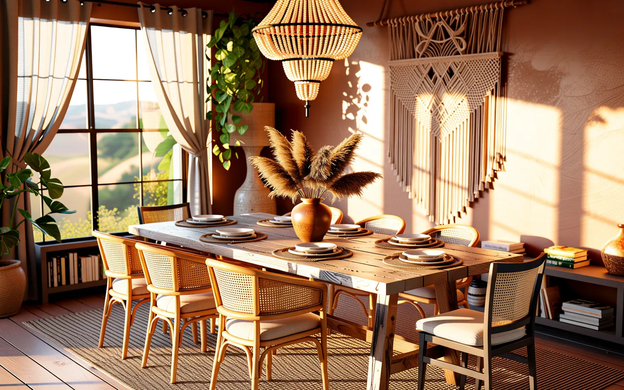 boho dining room decor ideas
