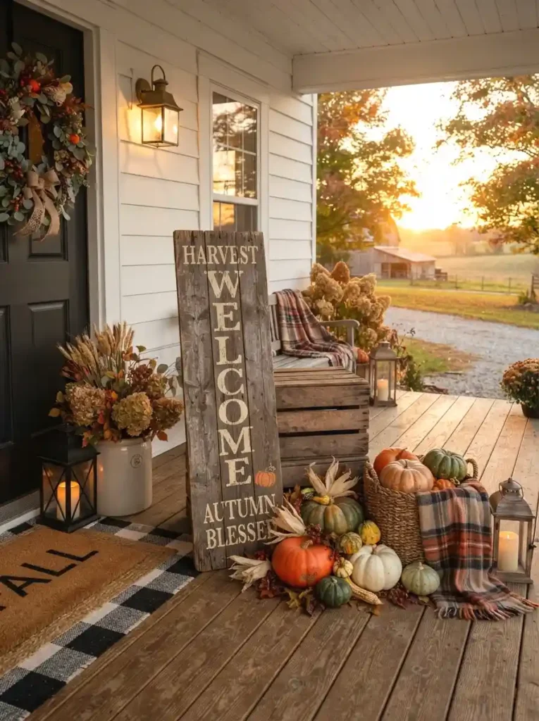 Farmhouse Harvest Sign