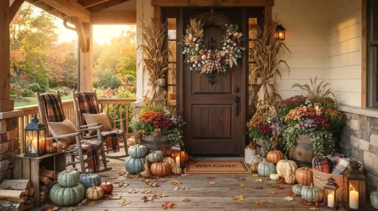 fall front porch decor ideas