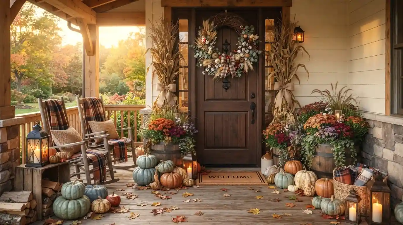fall front porch decor ideas