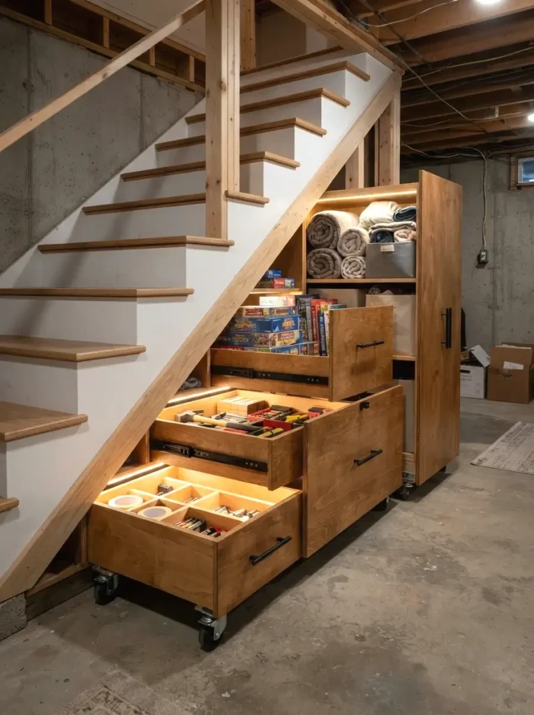 Under-Stair Storage Solutions