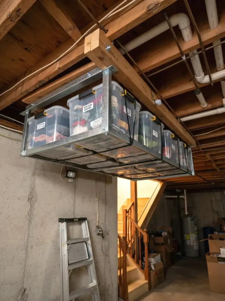Ceiling-Mounted Overhead Racks