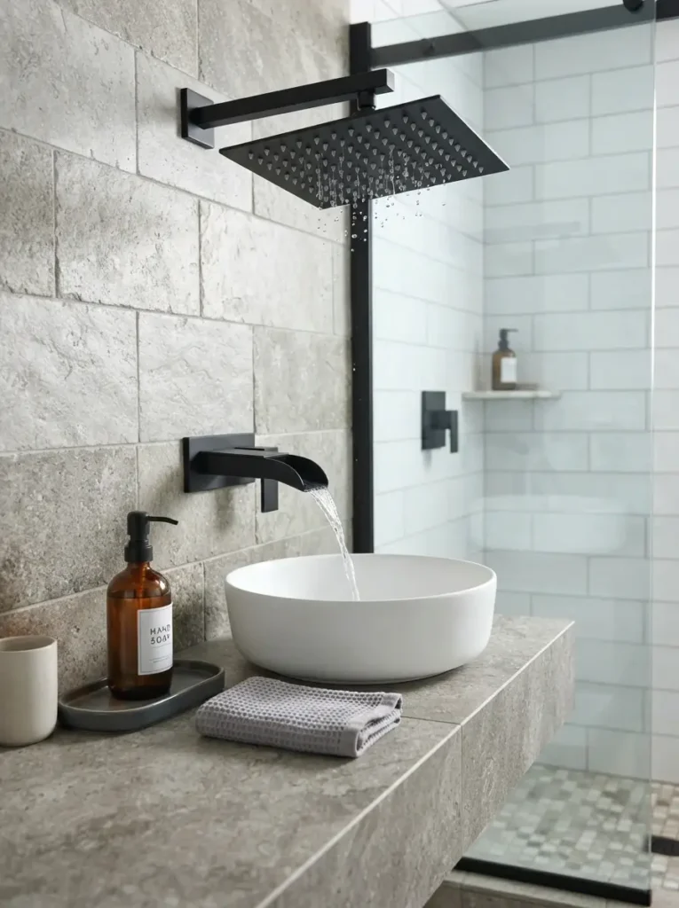 Matte Black Fixtures