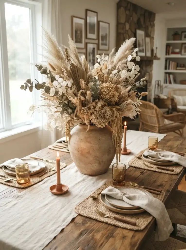 Dried Floral Sculpture