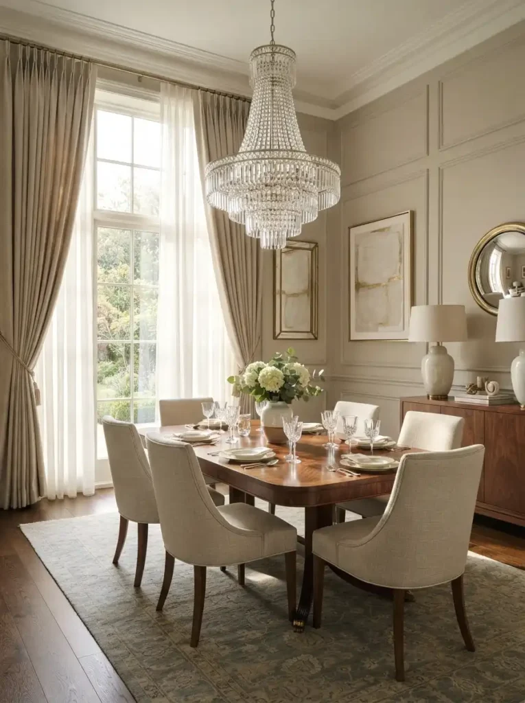 Layered Window Treatments