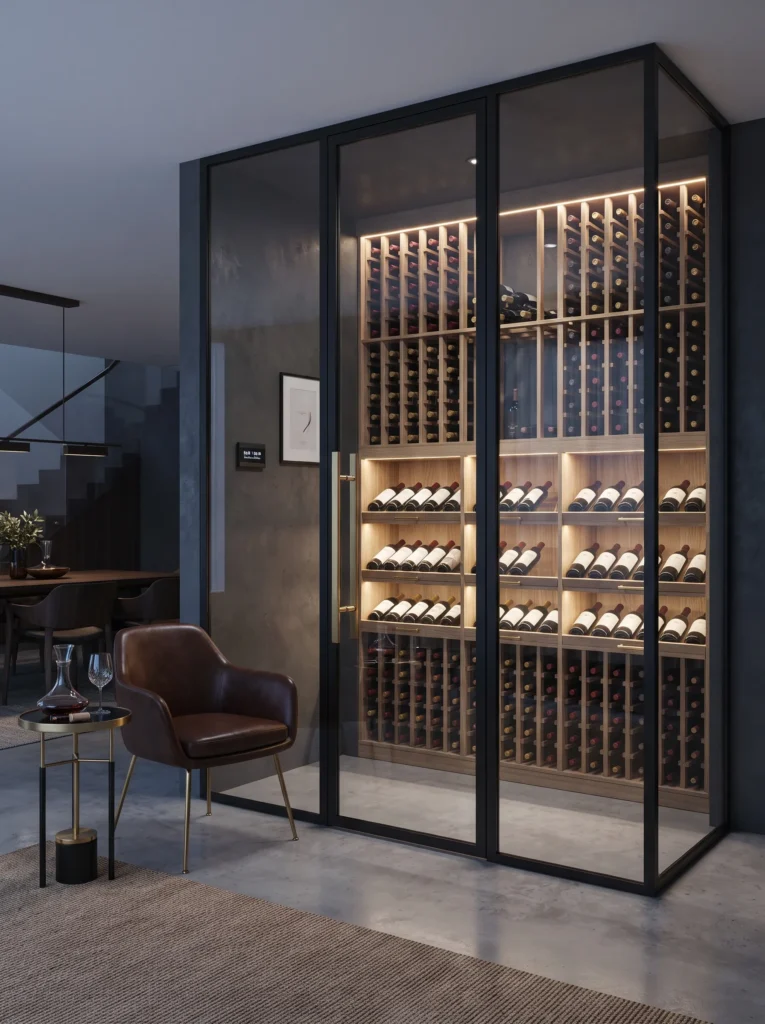 Modern Glass Enclosure