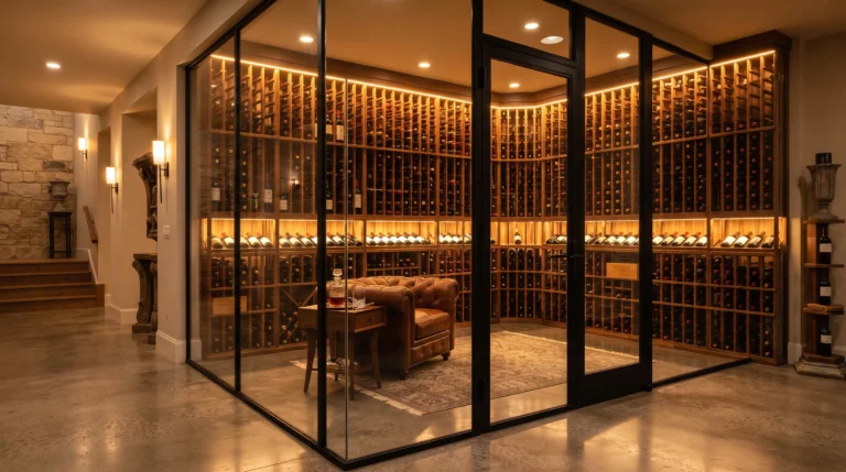 basement wine cellar designs