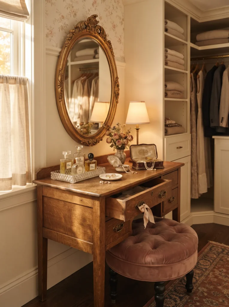 Vintage Vanity Corner