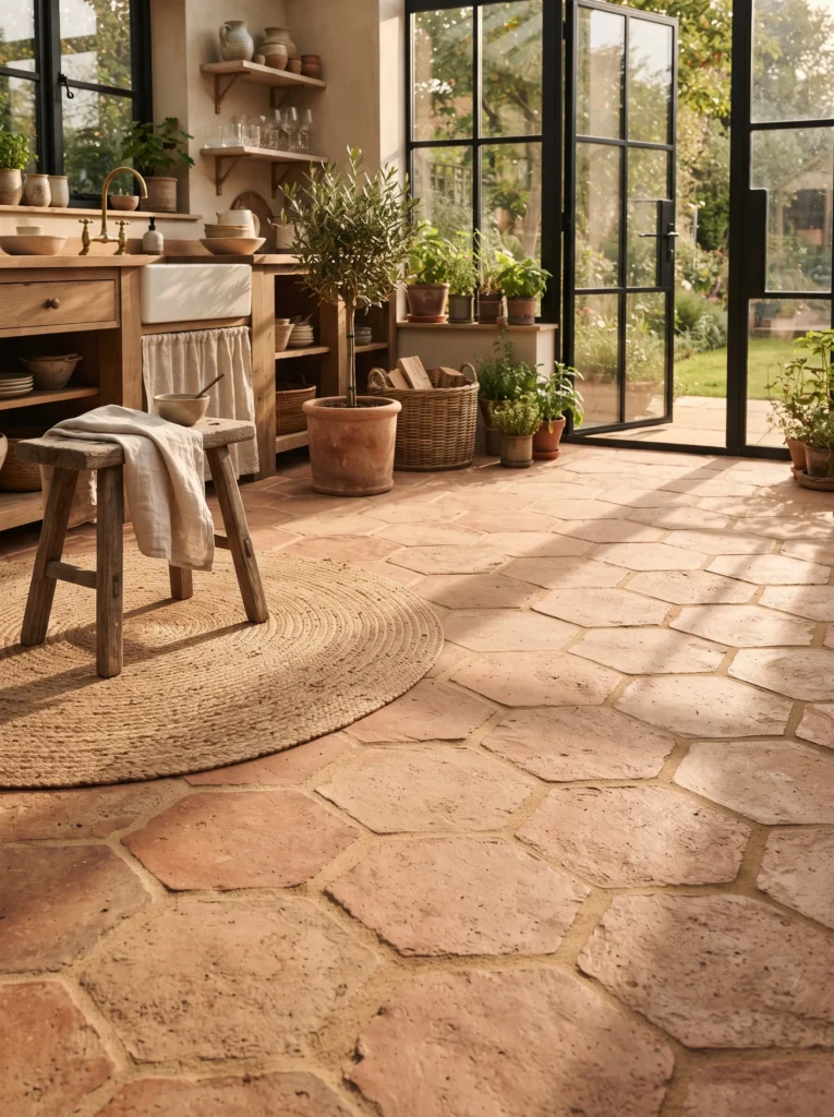 Matte Terracotta Flooring