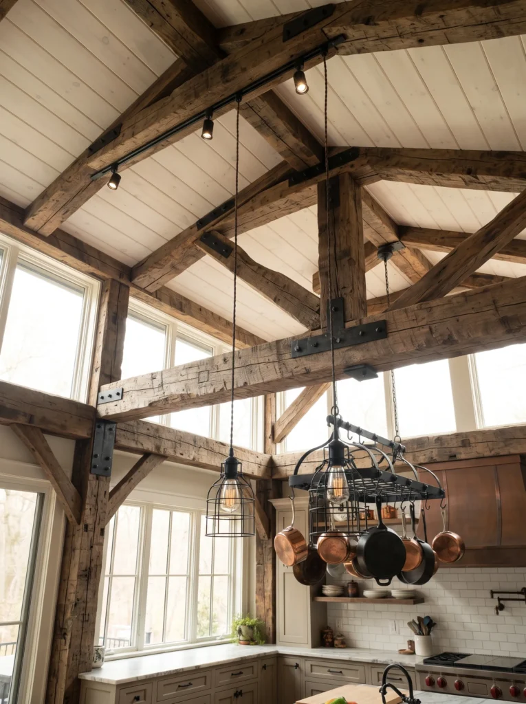 Reclaimed Wood Ceiling Beams