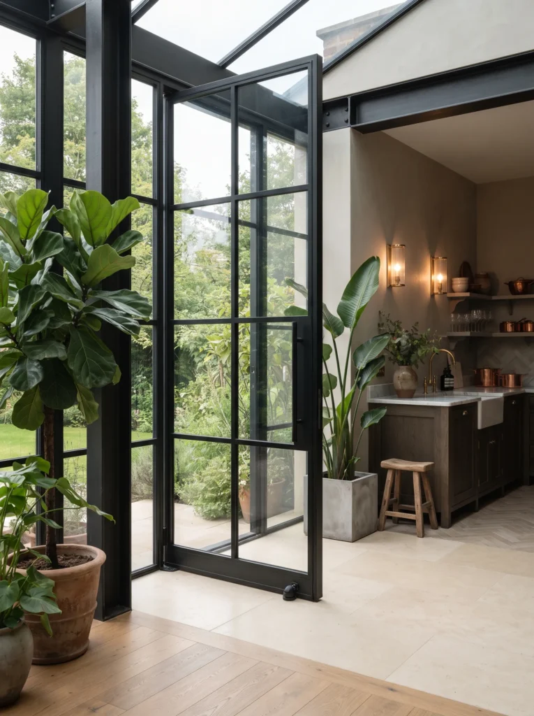 Pivot Door Entry Statement