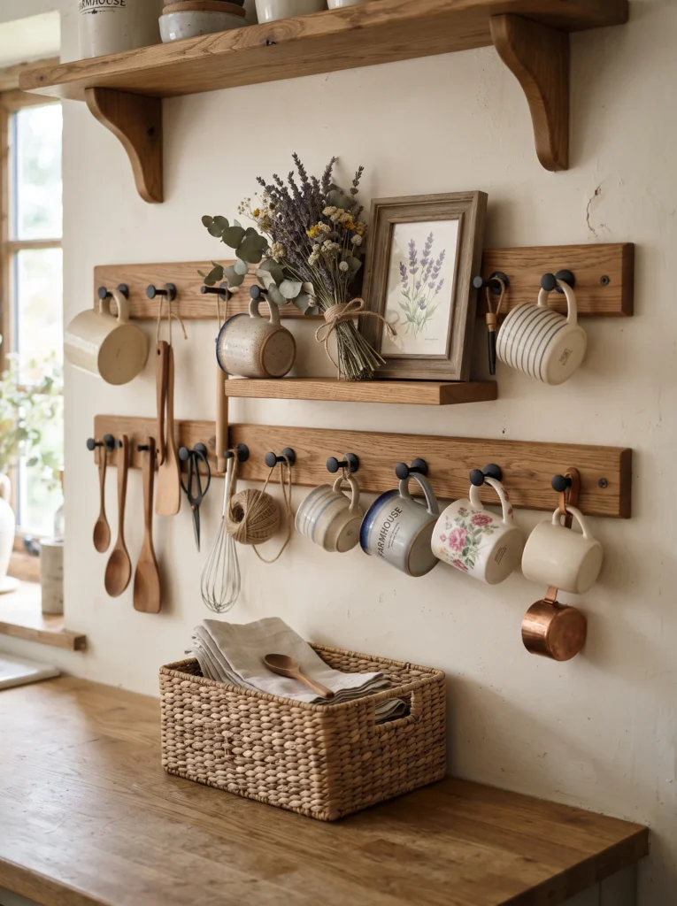 Peg Rail Wall Storage