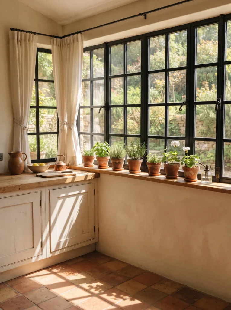 Vintage Iron Window Frames