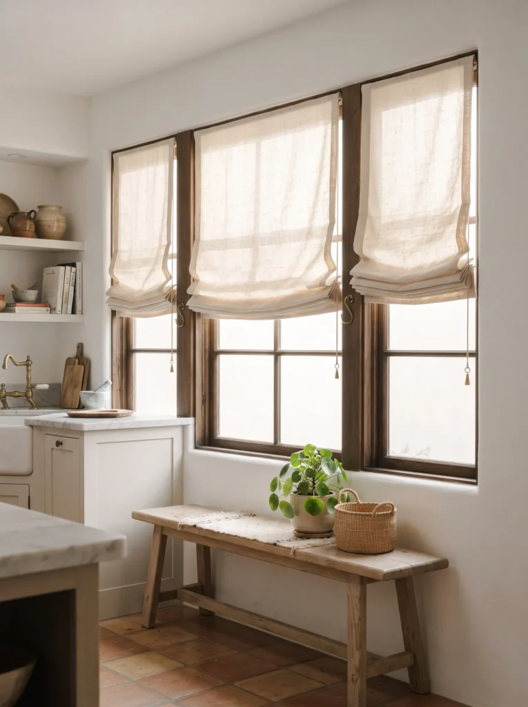 Light-Filtering Roman Shades