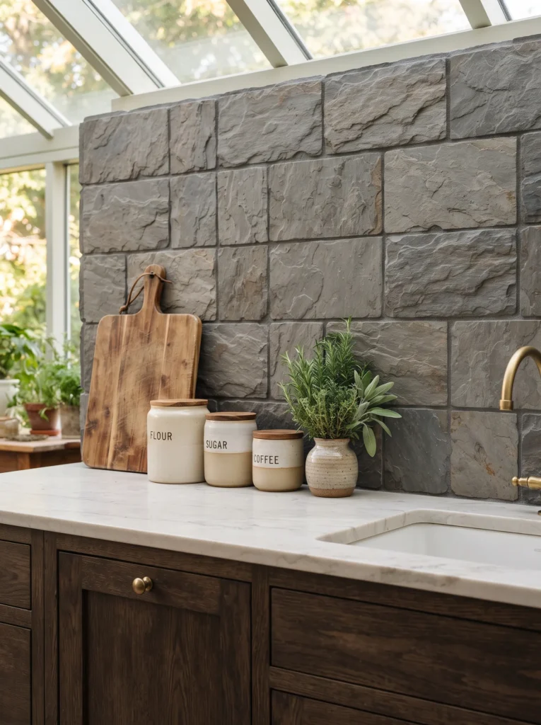 Stone Backsplash Texture