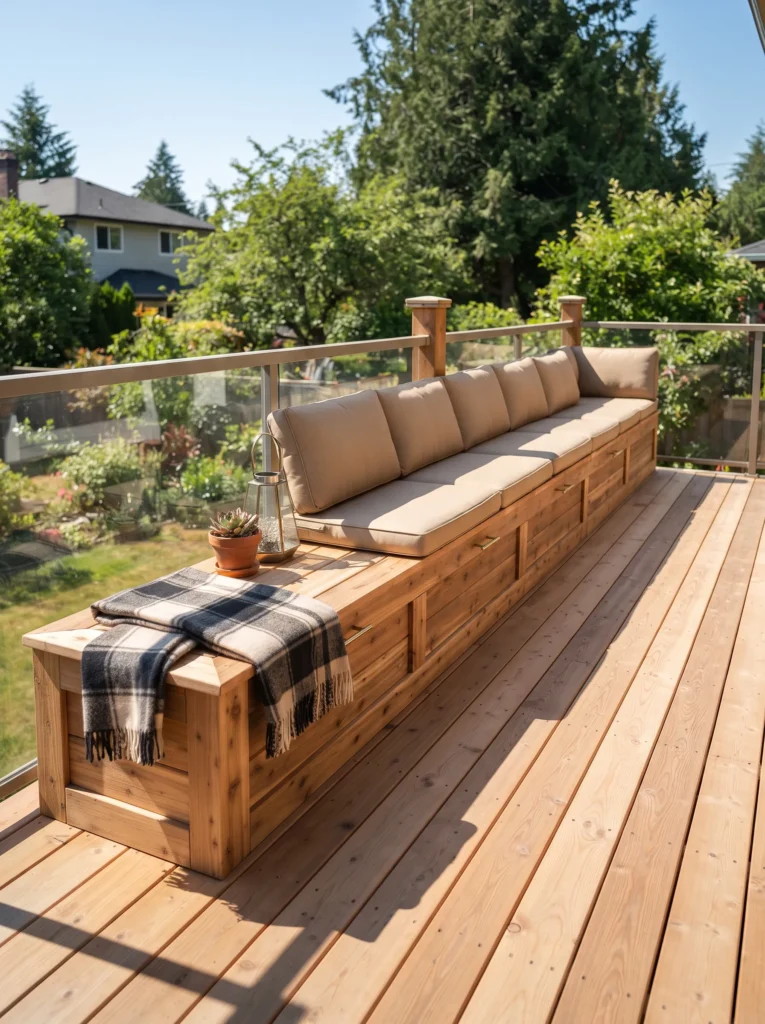 Built-In Bench with Storage