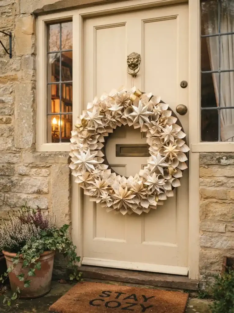 Wool Felt Ball Wreath
