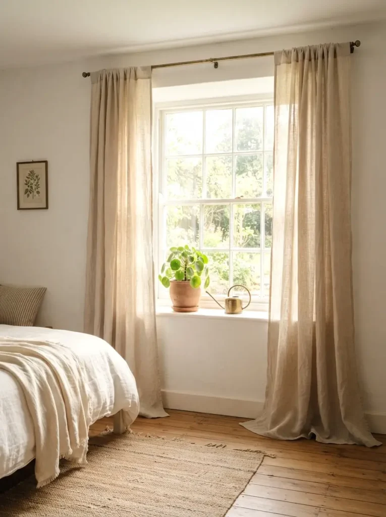 Sheer Linen Curtains