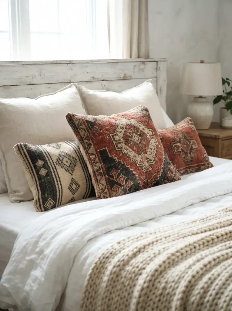 Kilim Pillow Arrangement