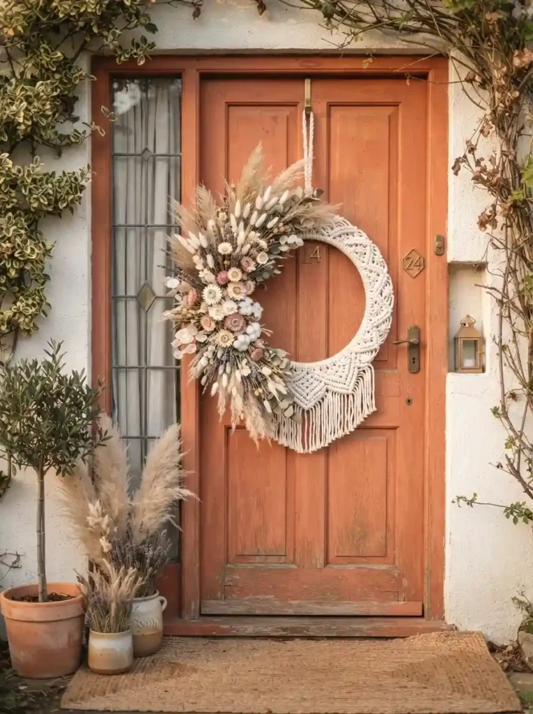 Vintage Ornament Cluster Wreath