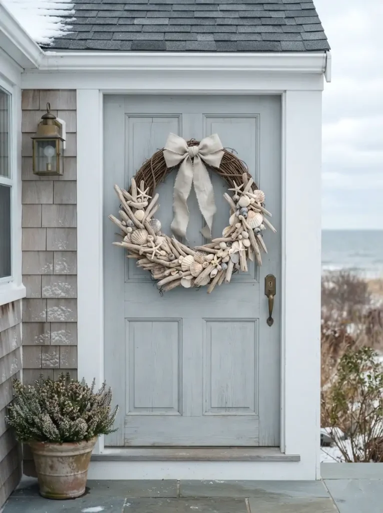 Seashell & Driftwood Wreath