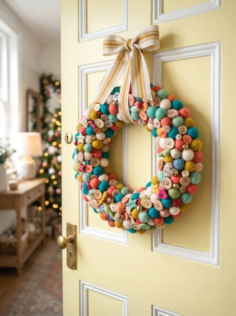 Felt Ball and Button